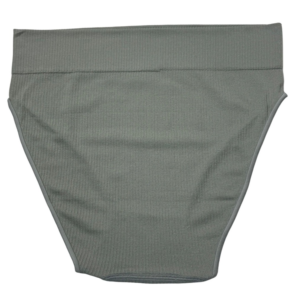 SKIMS Stretch Rib Brief Lot of 2 NEW Soot Sea Haze L/XL - Picture 5 of 11
